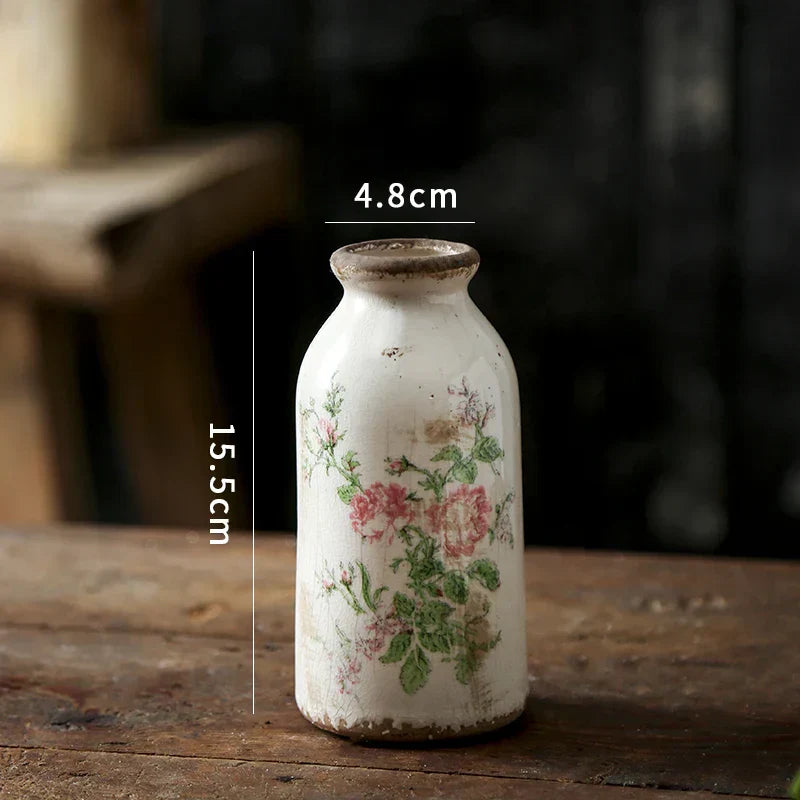 DecorBites™ Retro Nordic Ceramic Vases for Home Decor